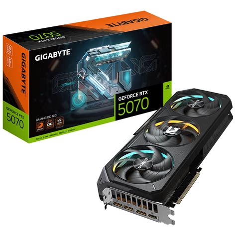 GIGABYTE nVidia GeForce RTX™ 5070 GAMING OC - 12GB GDDR7 HDMIx1/DPx3